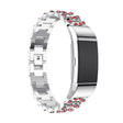 Bardzo Elegancki Fitbit Charge 2 Metal I Stras Pasek