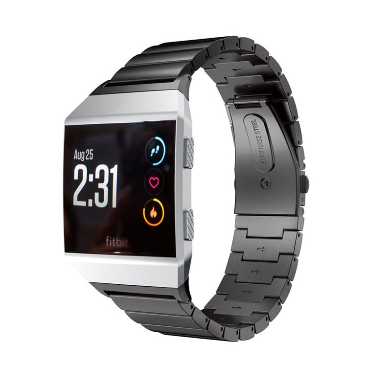 Vildt flot Fitbit Ionic Metal Rem - Sort#serie_4