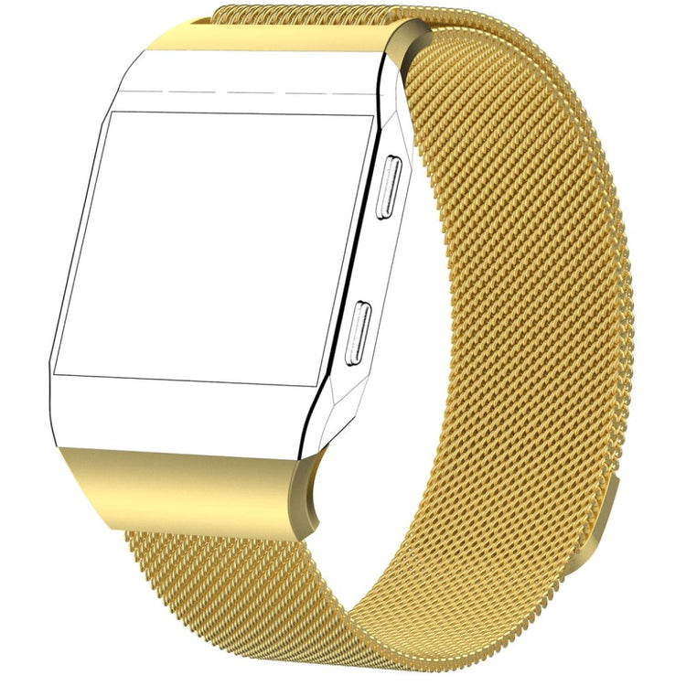 Rigtigt rart Fitbit Ionic Metal Rem - Guld#serie_13