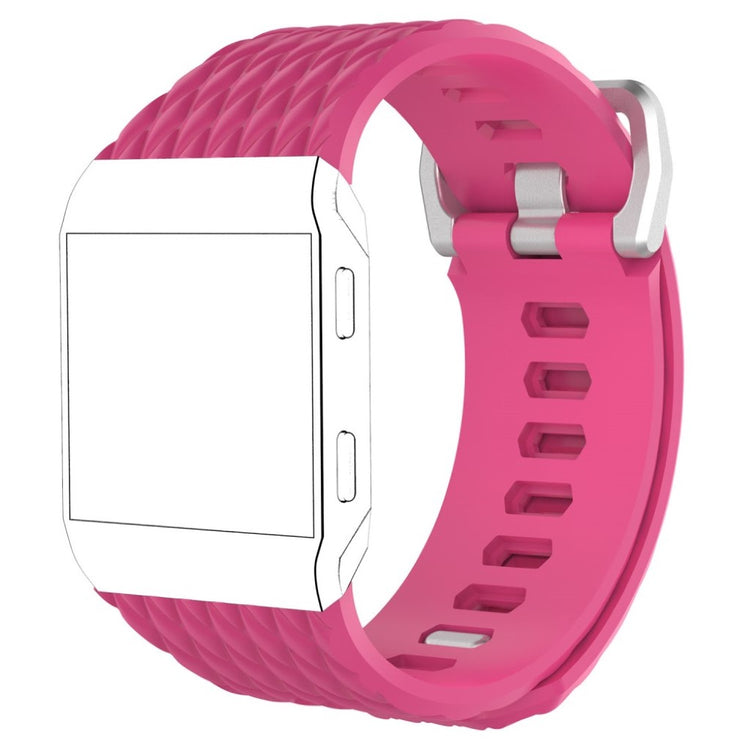 Helt vildt kønt Fitbit Ionic Silikone Rem - Størrelse: S - Pink#serie_14