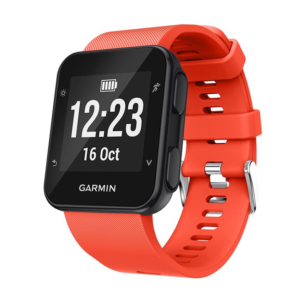 Rigtigt fed Garmin Forerunner 35 Silikone Rem - Orange#serie_4