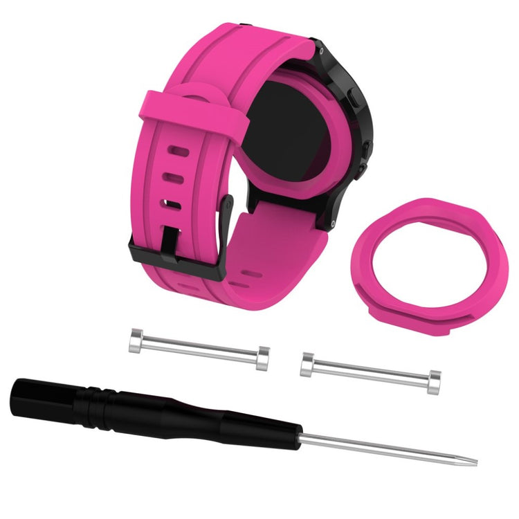 Super kønt Garmin Forerunner 225 Silikone Rem - Pink#serie_6