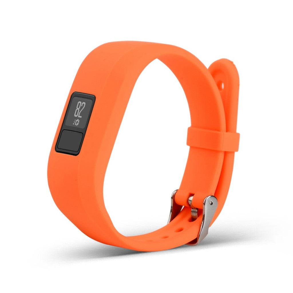 Rigtigt sejt Garmin Vivofit 3 Silikone Rem - Orange#serie_7