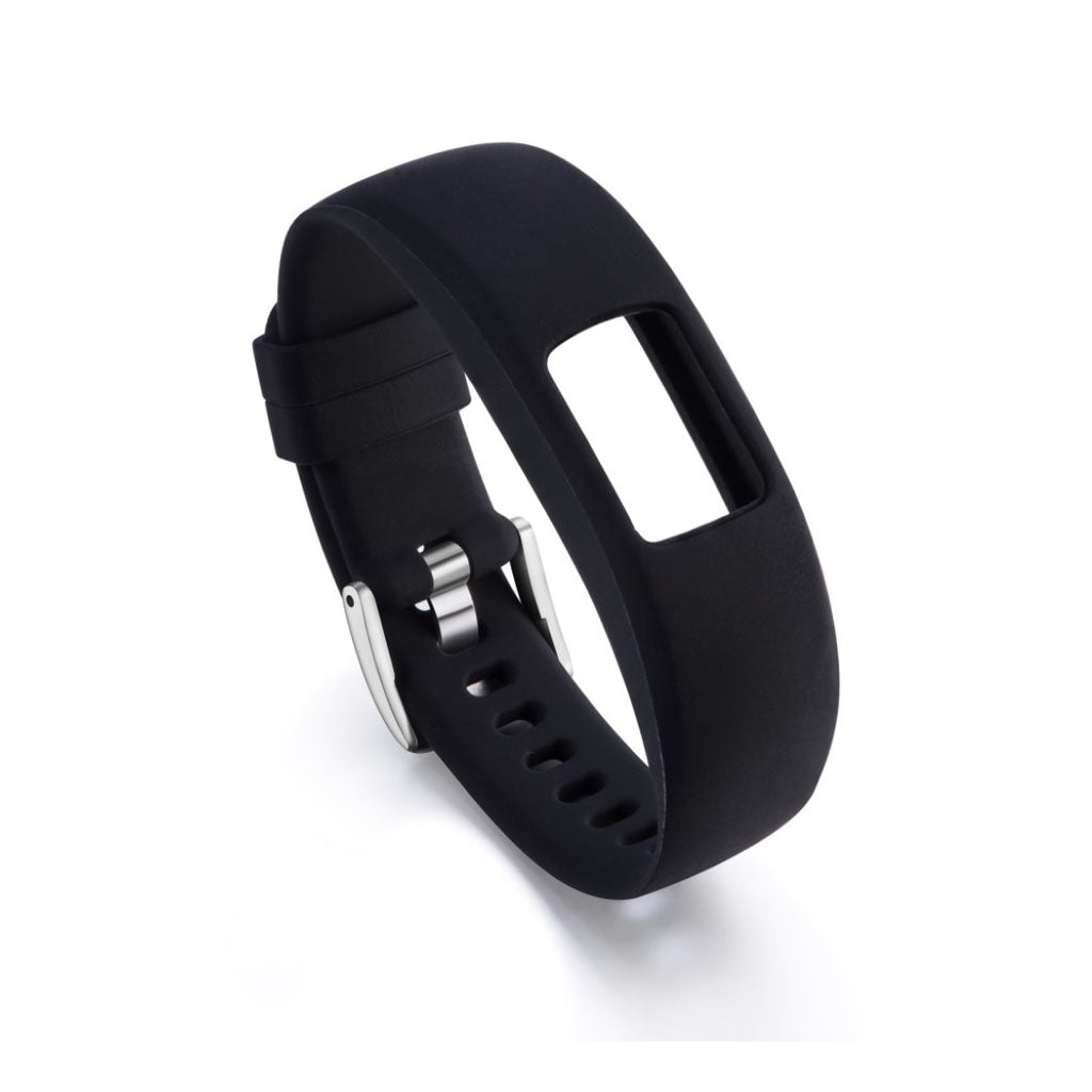 Super nydelig Garmin Vivofit 4 Silikone Rem - Sort#serie_10