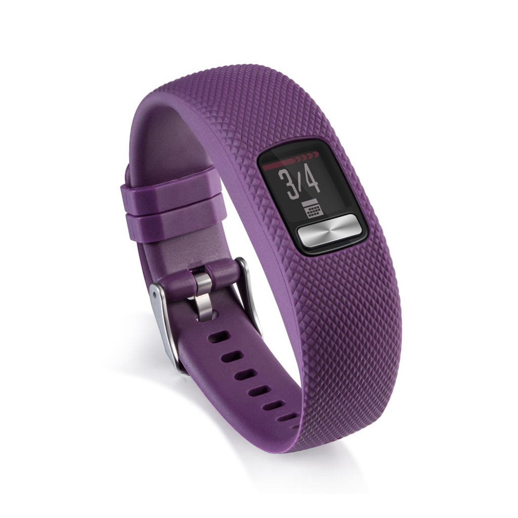 Mega hårdfør Garmin Vivofit 4 Silikone Rem - Lilla#serie_1