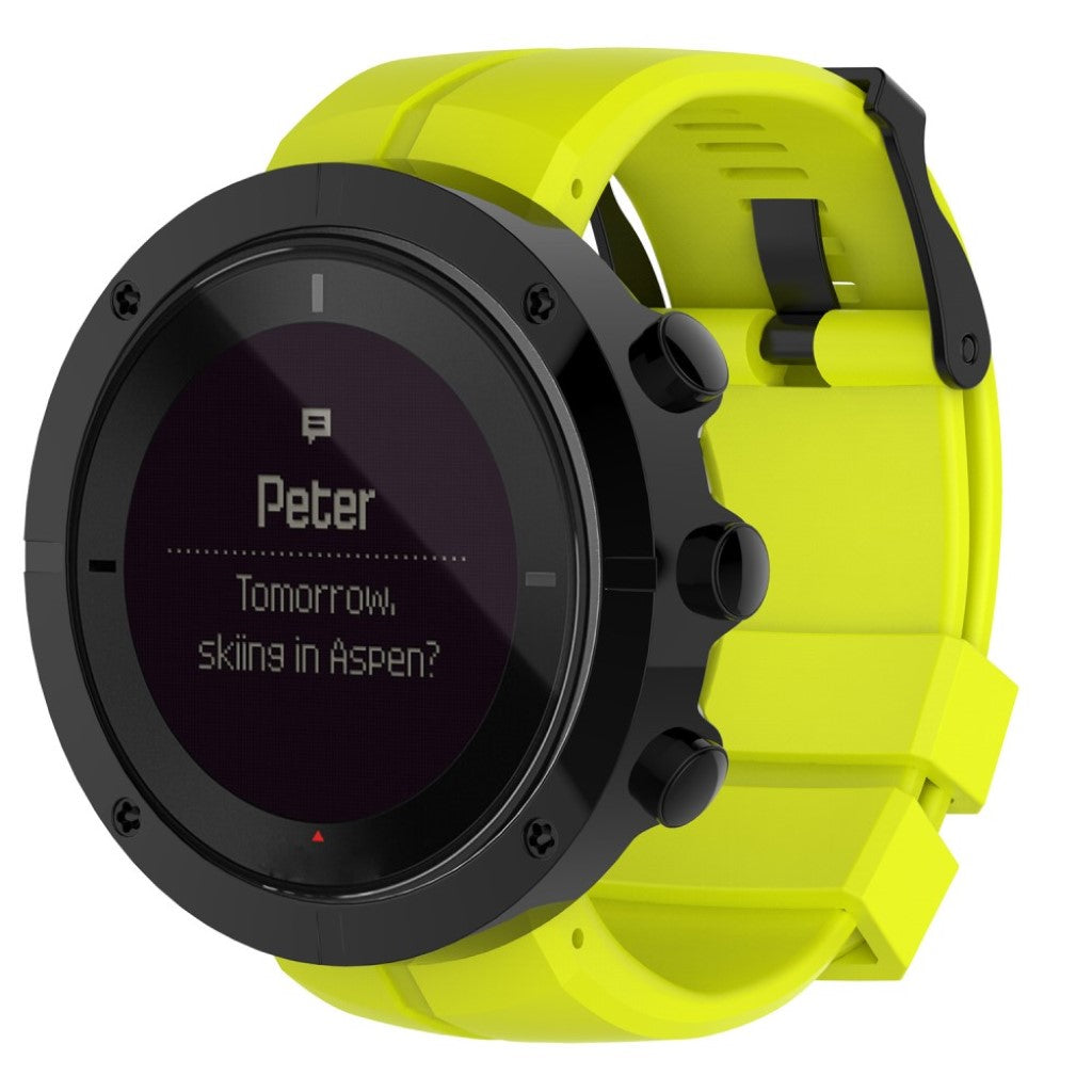 Nydelig Suunto Kailash Metal og Silikone Rem - Grøn#serie_4