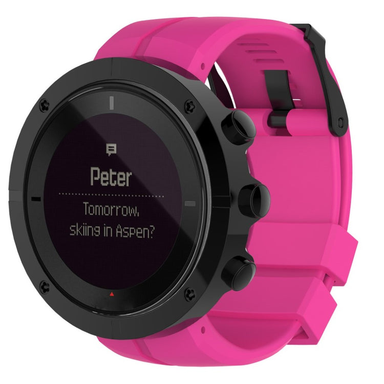 Nydelig Suunto Kailash Metal og Silikone Rem - Pink#serie_6