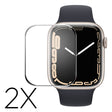 2szt Apple Watch Series 7 45mm Plastik HD Zakrzywione 3D Osłona ekranu