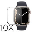 10szt Apple Watch Series 7 45mm Plastik Zakrzywione 3D Osłona ekranu
