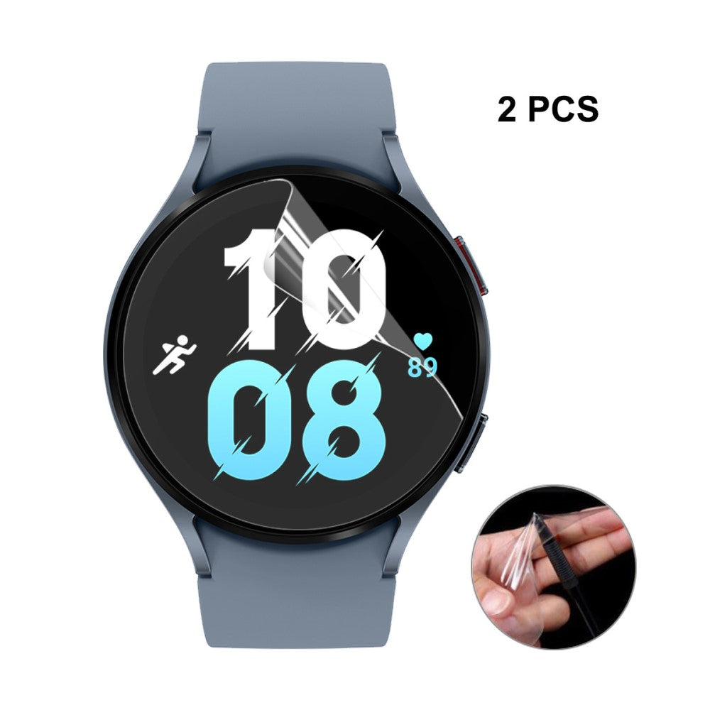 2stk Samsung Galaxy Watch 5 (44mm) Plastik Skærmbeskytter - Gennemsigtig#serie_958