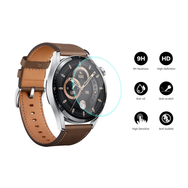 2stk Huawei Watch GT 3 (46mm) Hærdet Glas Skærmbeskytter - Gennemsigtig#serie_316