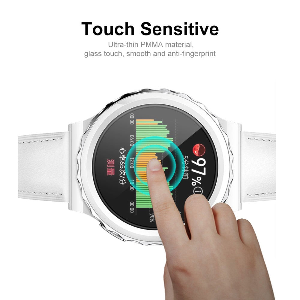 2stk Huawei Watch GT 3 Pro 43mm Plastik Skærmbeskytter - Gennemsigtig#serie_374
