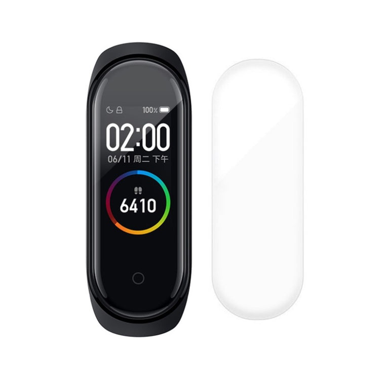 5stk Xiaomi Mi Smart Band 4 Plastik Skærmbeskytter - Gennemsigtig#serie_038