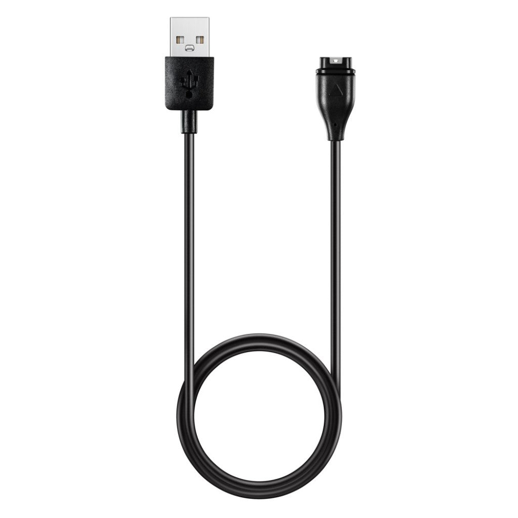 100cm Garmin Venu 2 / Garmin Venu 2S    USB Opladningskabel - Sort#serie_128