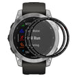 2szt Garmin Fenix 7S Plastik Zakrzywione 3D Osłona ekranu