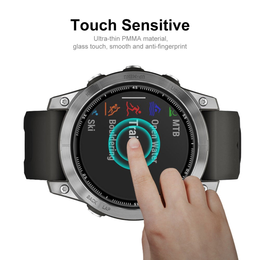 Garmin Fenix 7 Plastik  3D Kurvet Skærmbeskytter - Gennemsigtig#serie_166