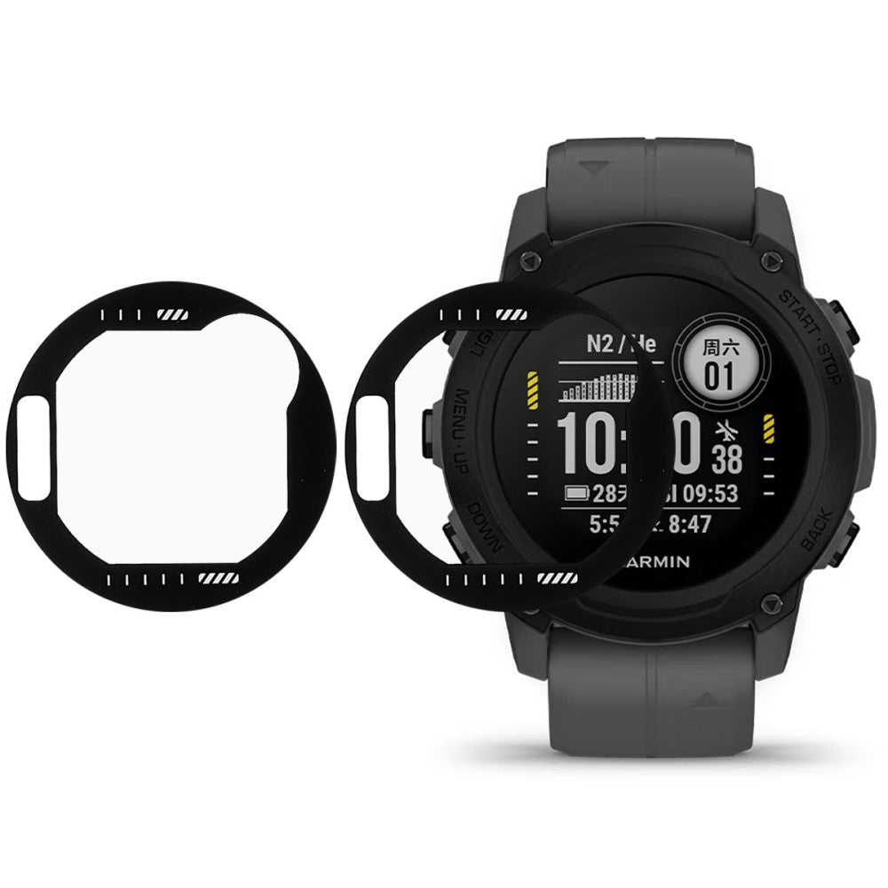 2stk Garmin Descent G1 Plastik Skærmbeskytter - Gennemsigtig#serie_212