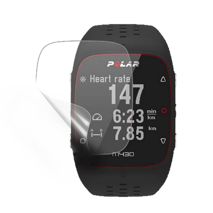 Polar M430 Plastik Skærmbeskytter - Gennemsigtig#serie_1