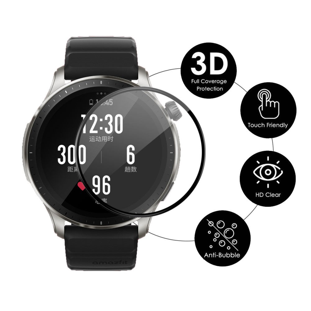 2stk Amazfit GTR 4 Plastik  HD Skærmbeskytter - Gennemsigtig#serie_4