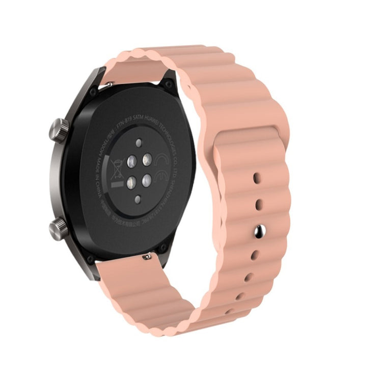 Nydelig Amazfit Youth / Huawei Watch GT 2 42mm Silikone Rem - Pink#serie_5