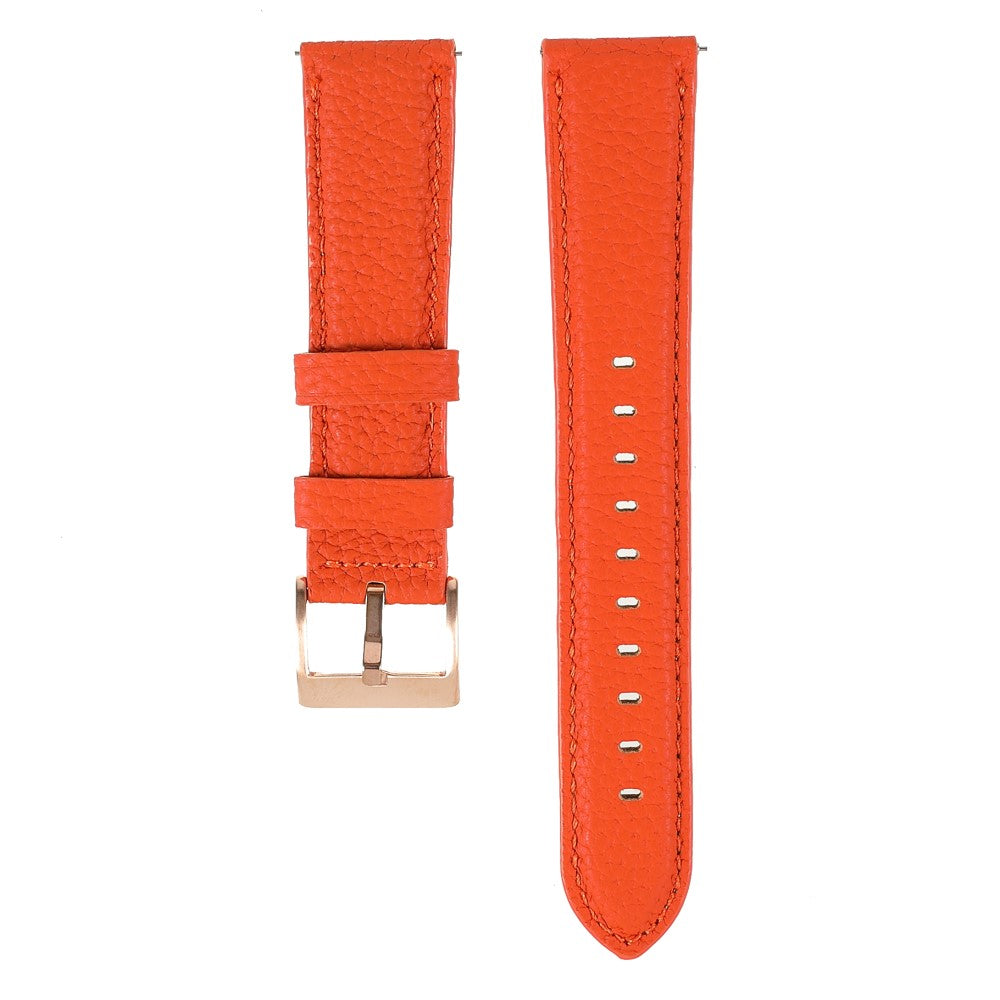 Super sejt Universal Ægte læder Rem - Orange#serie_7