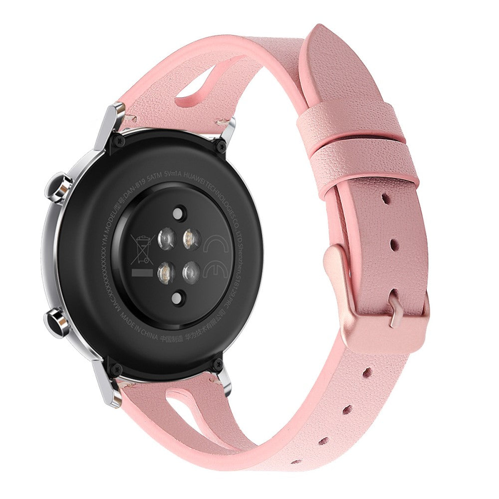 Slidstærk Universal Ægte læder Rem - Pink#serie_3