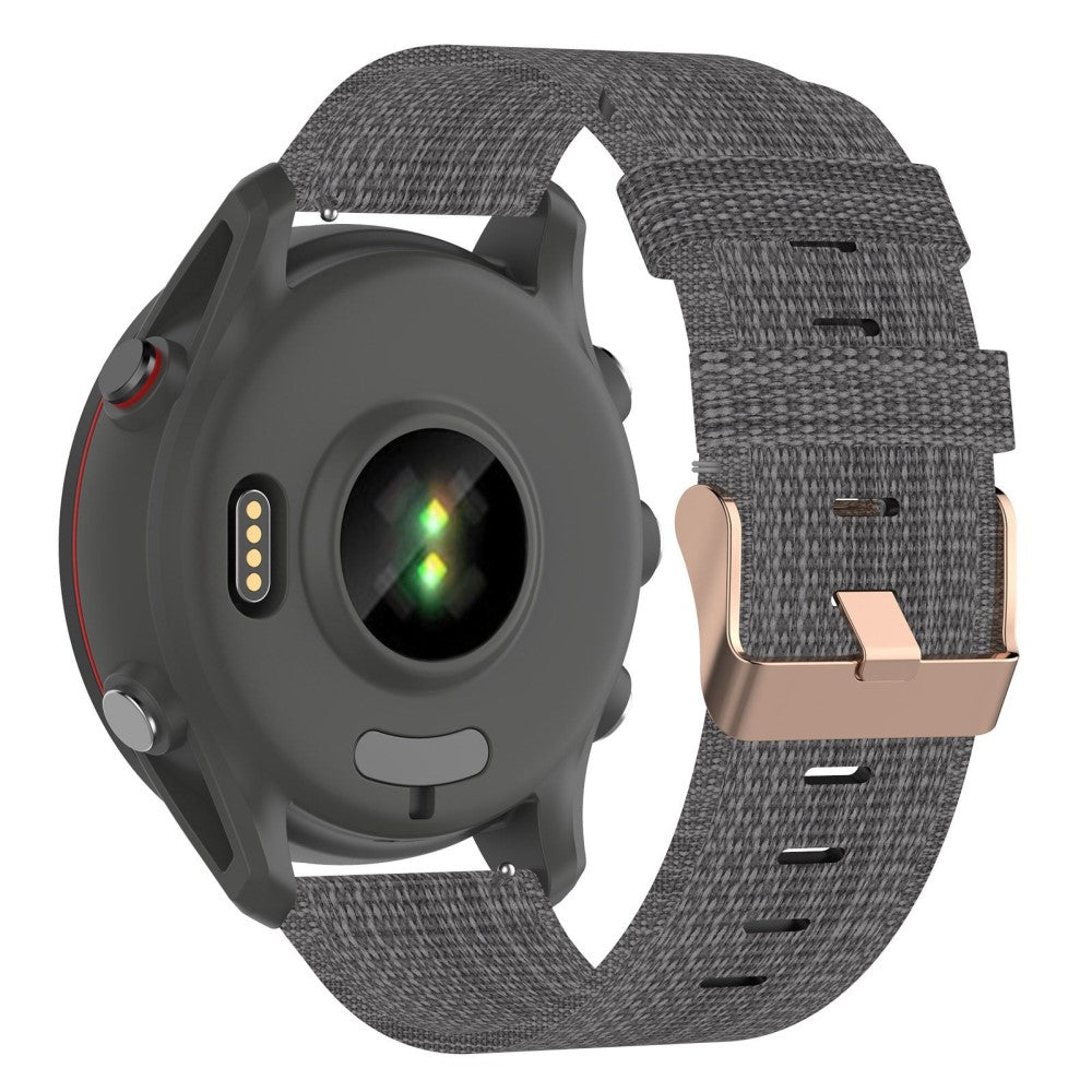 20mm Universal nylon watch strap - Dark Grey#serie_1