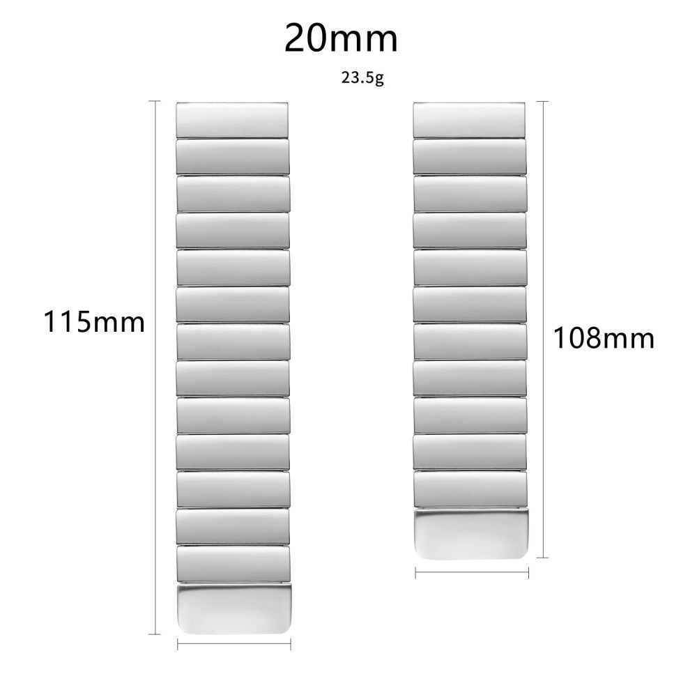 Rigtigt fed Universal Metal Urrem - Sort#serie_3