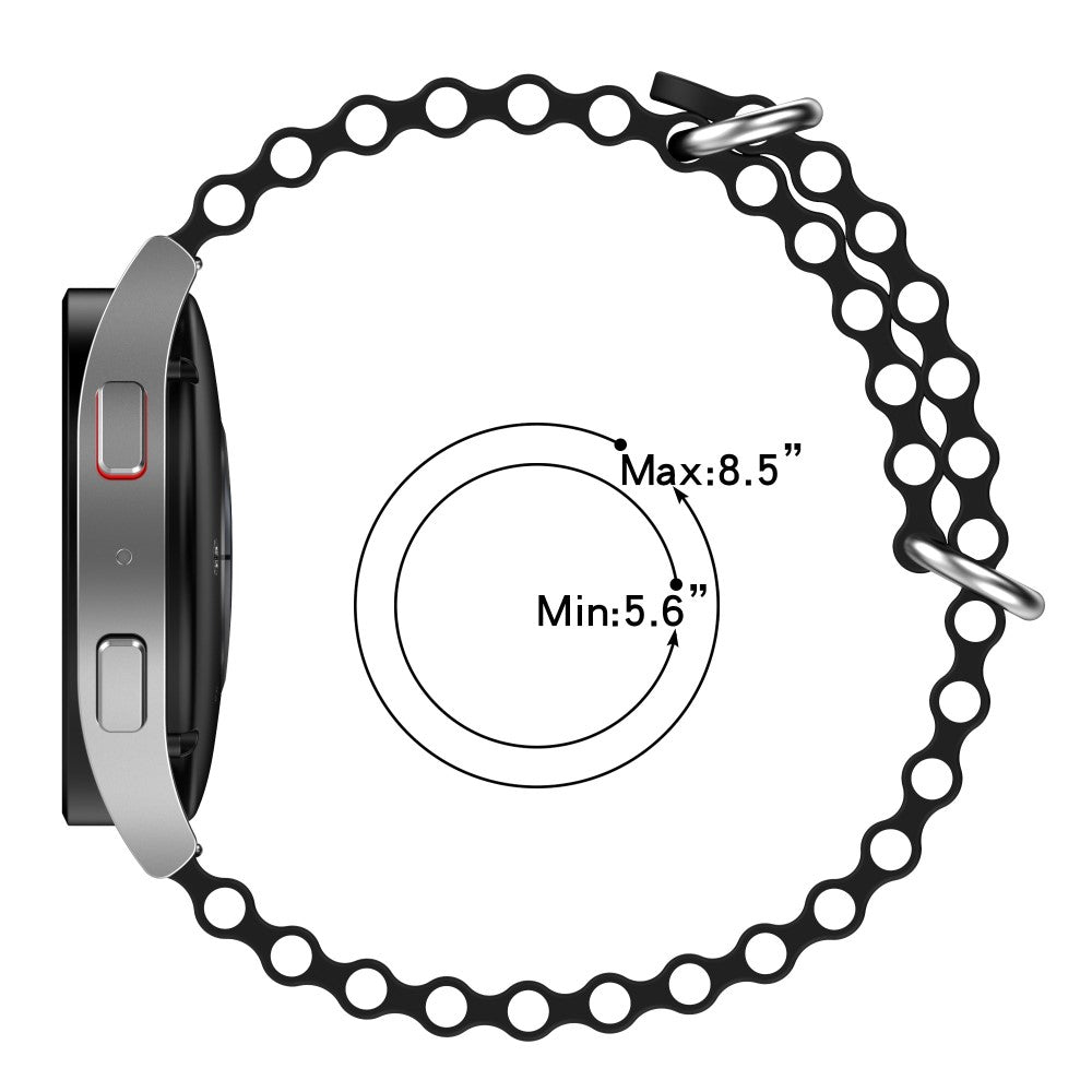 Mega fed Universal Silikone Rem - Gul#serie_8