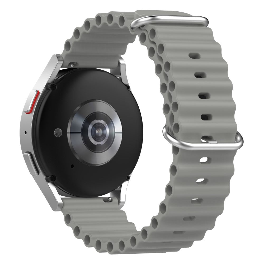 22mm Universal silicone watch strap - Grey#serie_9