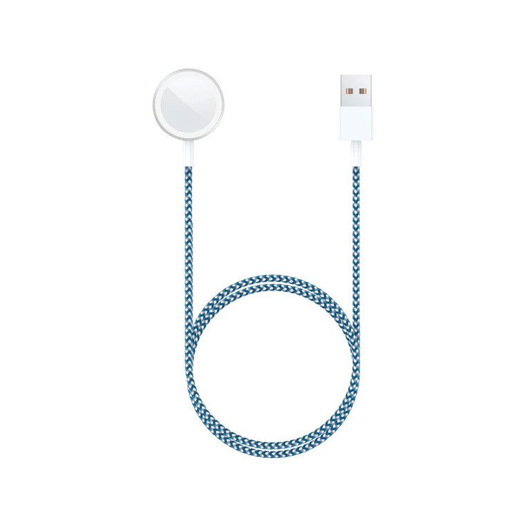 Metal Og Nylon Universal Apple Ladestation - Blå#serie_6