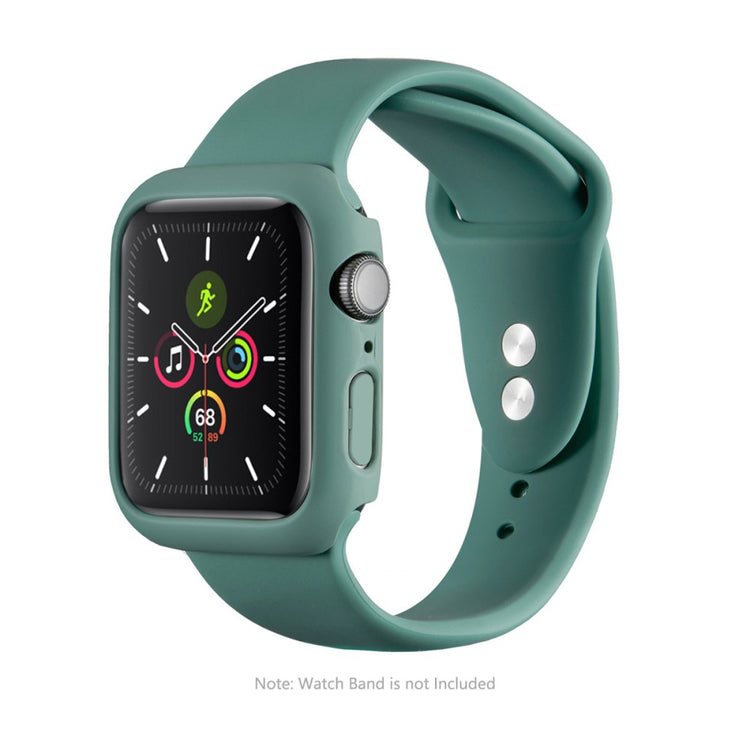 Fint Apple Watch Series 7 41mm Cover med Skærmbeskytter i Hærdet Glas - Grøn#serie_5