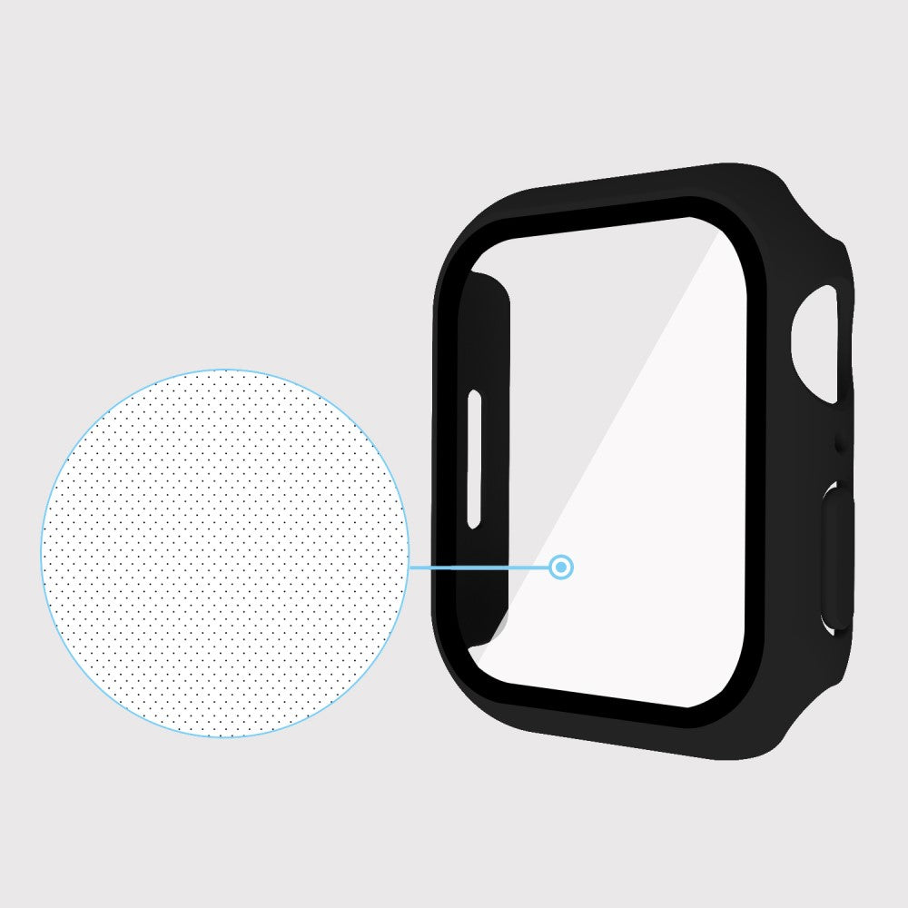 Mega Fint Apple Watch Series 7 41mm Cover med Skærmbeskytter i Plastik og Hærdet Glas - Gennemsigtig#serie_1