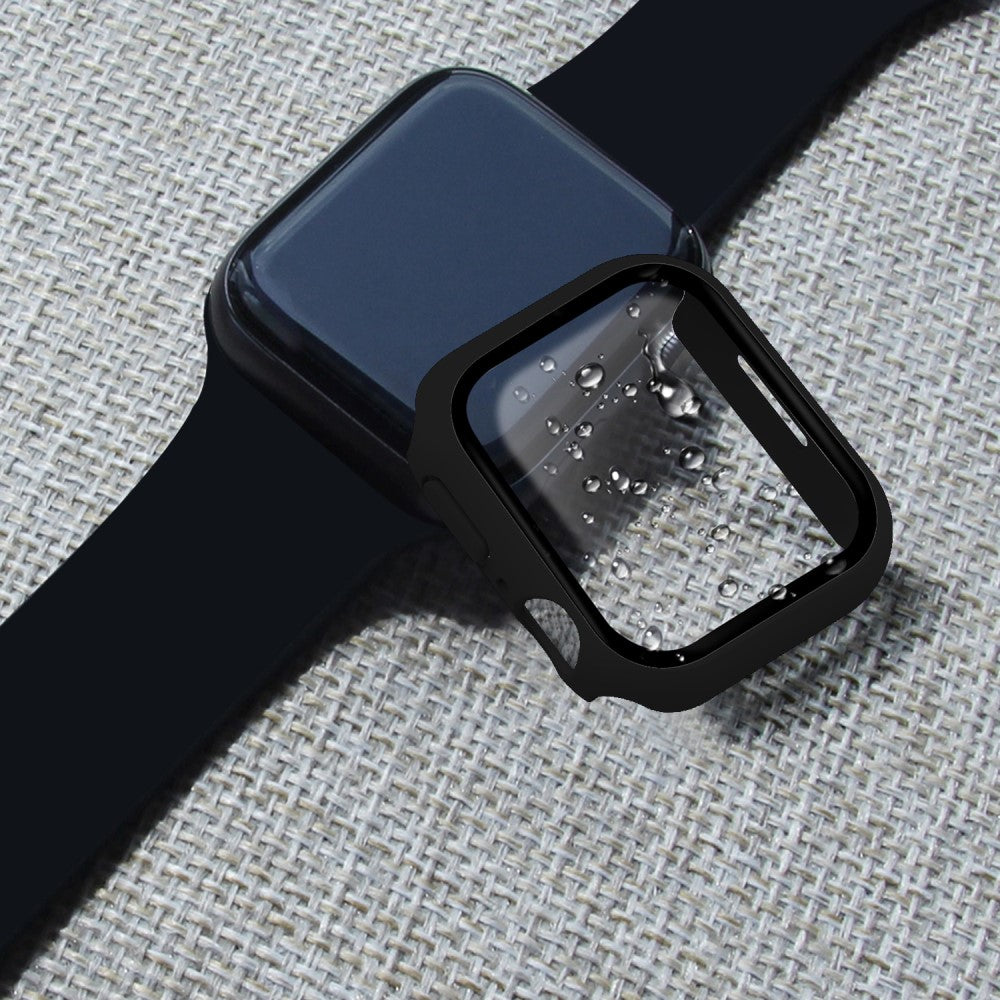 Mega Fint Apple Watch Series 7 41mm Cover med Skærmbeskytter i Plastik og Hærdet Glas - Gennemsigtig#serie_1