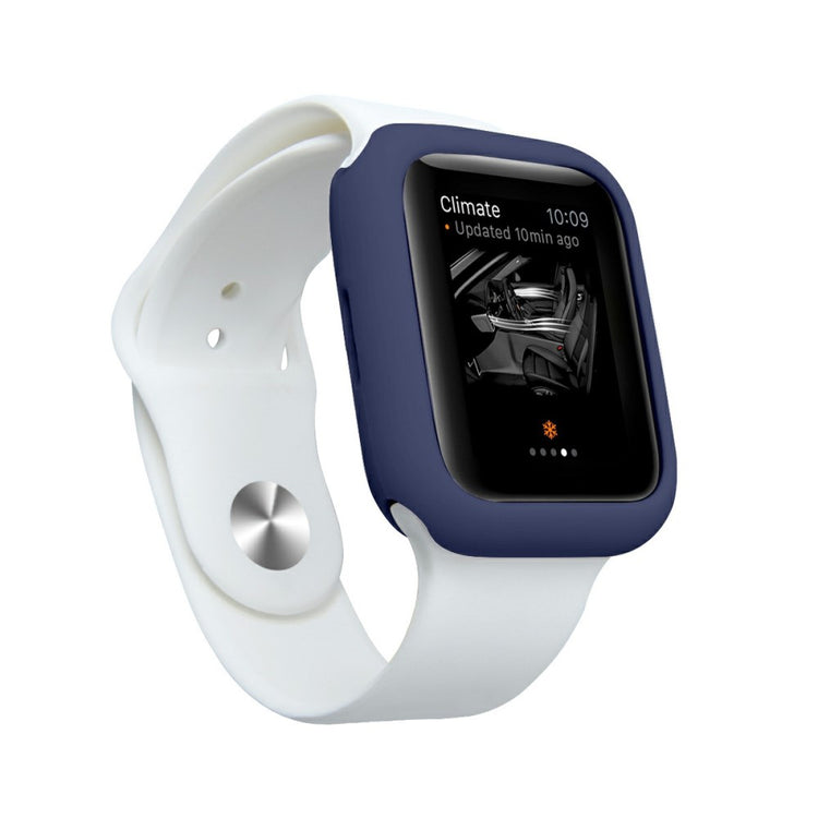 Apple Watch Series 7 41mm  Silikone Bumper  - Blå#serie_3