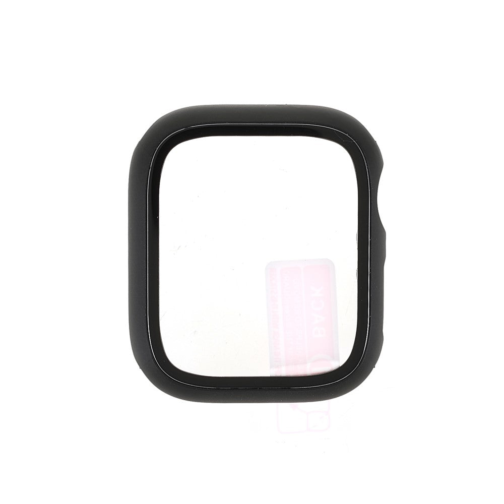 Alle Tiders Apple Watch Series 7 41mm Cover med Skærmbeskytter i Hærdet Glas - Sort#serie_1