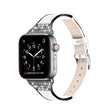 Niezwykle Dobry Apple Watch Series 7 41mm Skóra Naturalna I Stras Pasek
