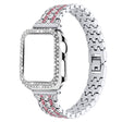 Niewiarygodnie Słodki Apple Watch Series 7 41mm Metal I Stras Pasek