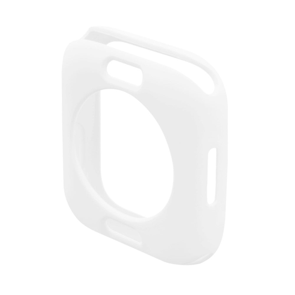 Super Flot Apple Watch Series 7 41mm Cover med Skærmbeskytter i Silikone - Hvid#serie_2