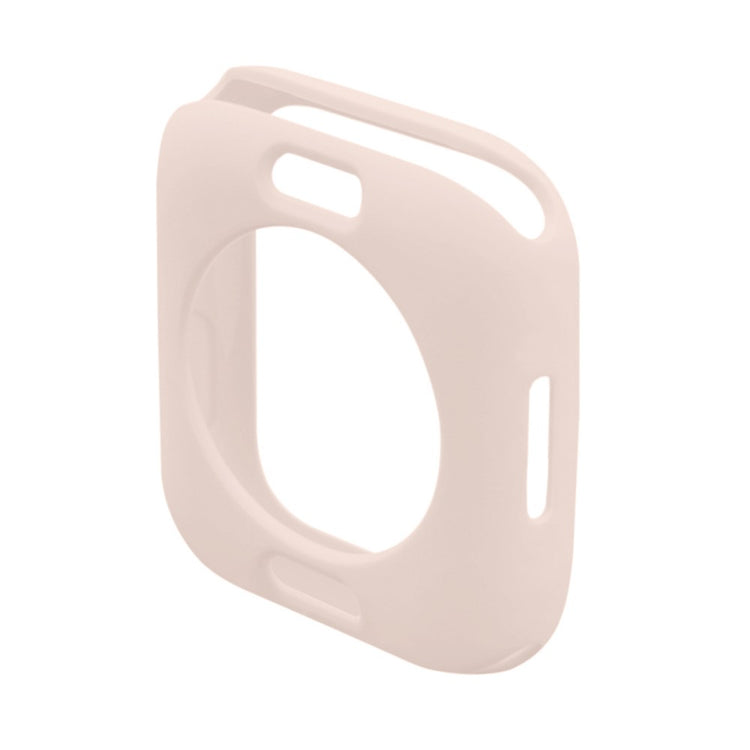 Super Flot Apple Watch Series 7 41mm Cover med Skærmbeskytter i Silikone - Pink#serie_4