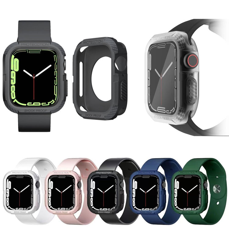 Apple Watch Series 7 41mm  Silikone Bumper  - Grøn#serie_1