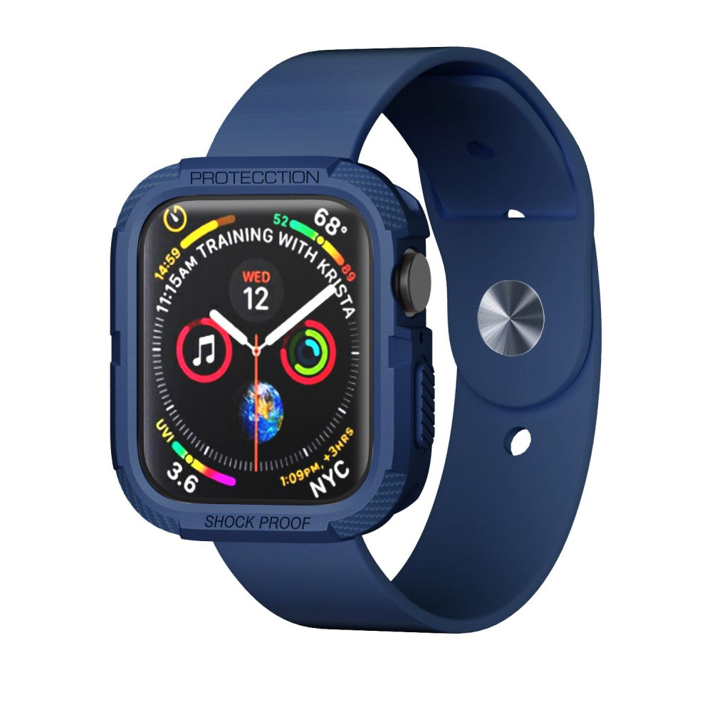 Apple Watch Series 7 41mm  Silikone Bumper  - Blå#serie_3