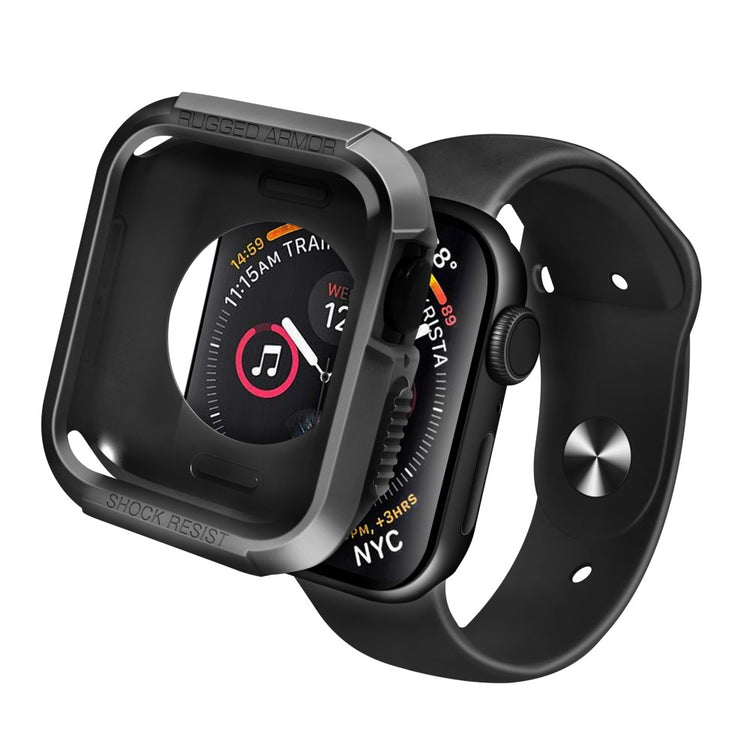 Apple Watch Series 7 41mm  Silikone Bumper  - Sort#serie_1