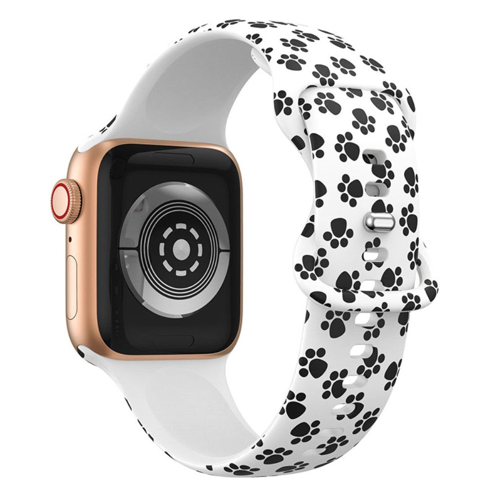 Vildt skøn Apple Watch Series 7 41mm Silikone Rem - Flerfarvet#serie_6