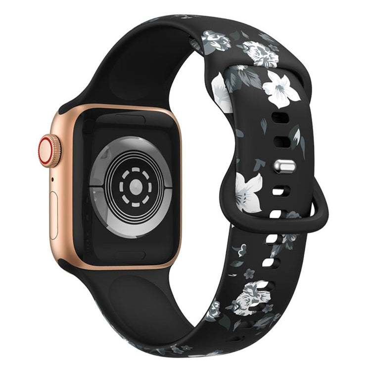 Vildt skøn Apple Watch Series 7 41mm Silikone Rem - Flerfarvet#serie_7