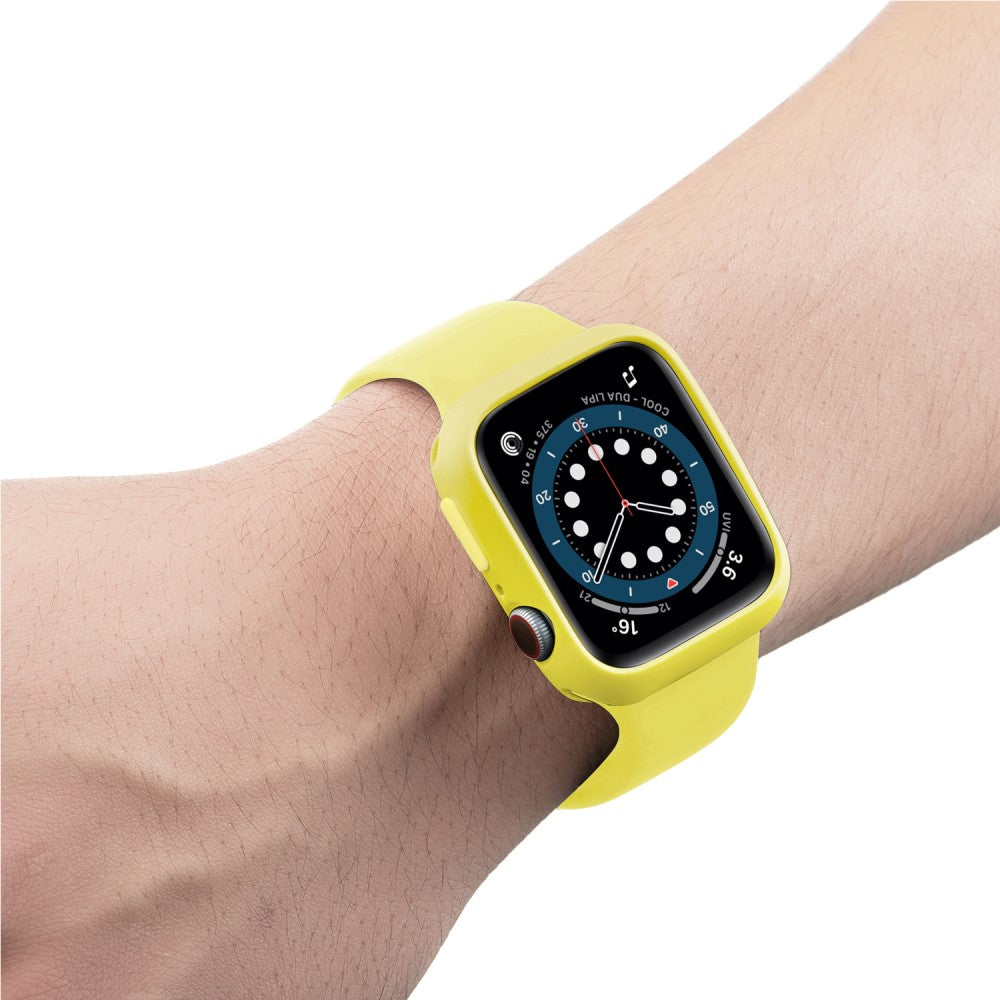 Apple Watch Series 7 41mm  Silikone Bumper  - Gul#serie_13