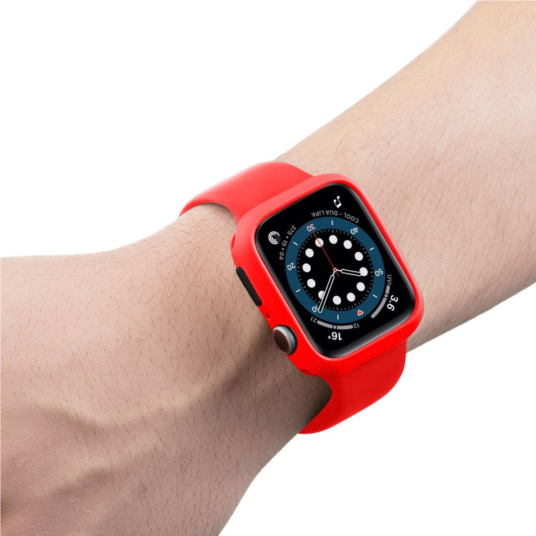 Apple Watch Series 7 41mm  Silikone Bumper  - Rød#serie_8