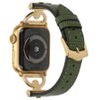 Bardzo Wygodny Apple Watch Series 7 41mm Metal I Skóra Syntetyczna Pu Pasek
