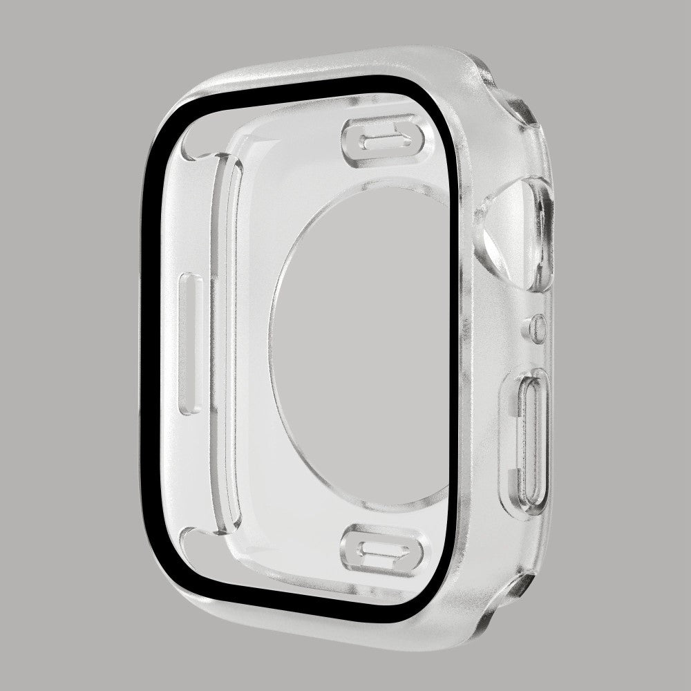 Apple Watch Series 7 41mm Elegant Plastik og Glas Bumper  - Gennemsigtig#serie_3