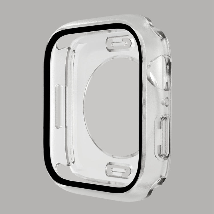 Apple Watch Series 7 41mm Elegant Plastik og Glas Bumper  - Gennemsigtig#serie_3